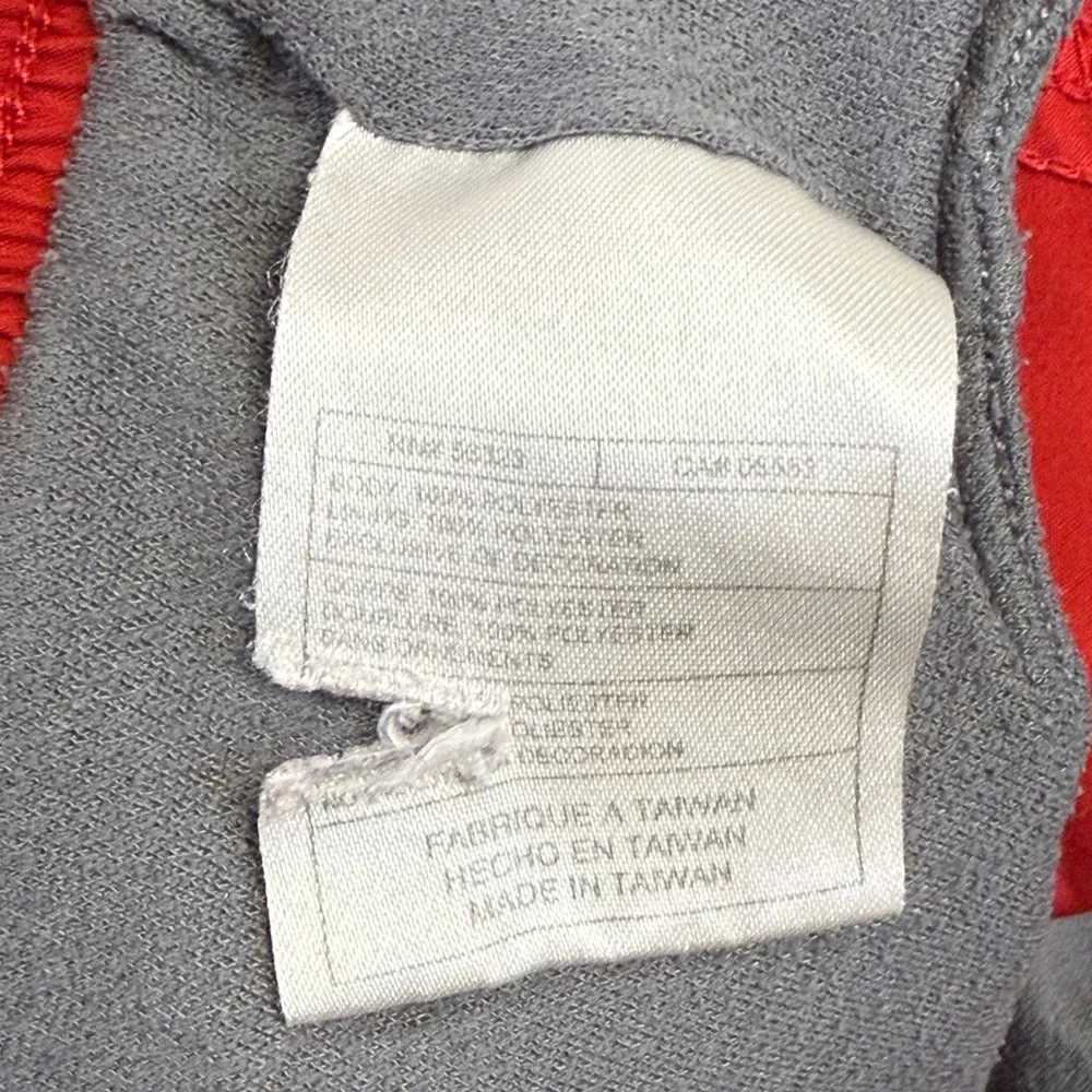Nike Mens Running Shorts Red Elastic Waist Pockets Inseam 5 Vintage Size Large